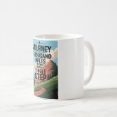 Mug Un voyage de 150 km commence par une seule (Devant droit)