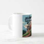 Mug Un voyage de 150 km commence par une seule (Devant gauche)