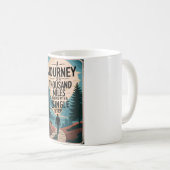 Mug Un voyage de 150 km commence par une seule (Devant droit)