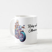 Mug Un voyage en moto (Devant gauche)