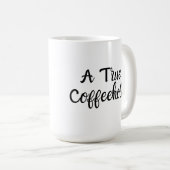 Mug Un Vrai Accro au Café (Devant droit)