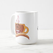 Mug Un Vrai Accro au Café (Devant gauche)