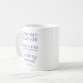 Mug Un vrai grand collaborateur avec le nom (Devant gauche)