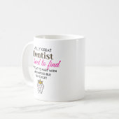 Mug Un vrai grand dentiste - Nom personnalisé (Devant gauche)