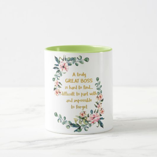 Mug Un vrai grand patron Appréciation Cadeau Boss Merc (Centre)