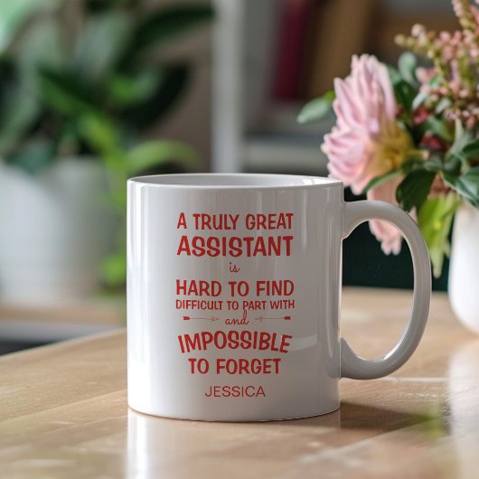 Mug Un Vraiment Grand Assistant avec un nom