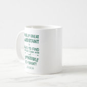 Mug Un Vraiment Grand Assistant avec un nom (Devant gauche)
