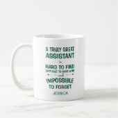Mug Un Vraiment Grand Assistant avec un nom (Gauche)