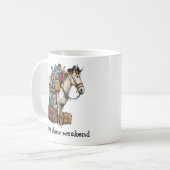 Mug Un week-end de spectacle de chevaux-mug. (Devant gauche)