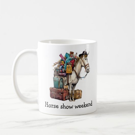 Mug Un week-end de spectacle de chevaux-mug. (Gauche)