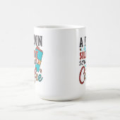 Mug Un yawn est un cri silencieux pour Coffee (Centre)