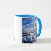 Mug Un yucca enneigé (Devant droit)