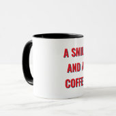 Mug Una Taza, Una Sonrisa y Un Café Buenos Días (Devant gauche)