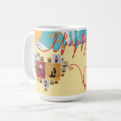 Mug Unapologetic Personalized Feminine Photo Collage (Devant gauche)