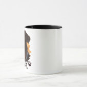 Mug Unbothered Golden Hour Dog – Premium Minimalist (Centre)