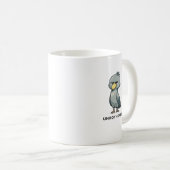 Mug Unbothered Shoebill Bird Minimalist Funny Design (Devant droit)