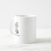 Mug Unbothered Shoebill Bird Minimalist Funny Design (Devant gauche)
