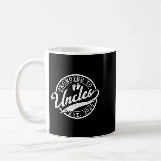 Mug Uncle Est 2026 New Uncle Announcement Promoted To (Gauche)