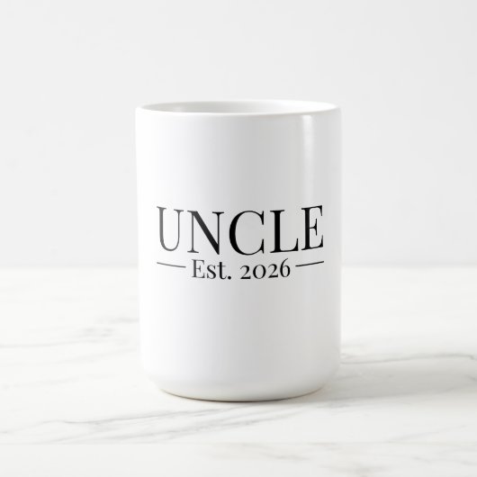 Mug Uncle Established 2026 (Centre)