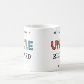 Mug Uncle personnalisé Retro cadeau meilleur oncle jam (Centre)