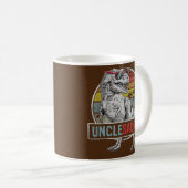 Mug Unclesaurus Funny T Rex Dinosaure Oncle saurus (Devant droit)