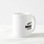 Mug Under New Management Speak To My Fiancée - Future  (Devant droit)