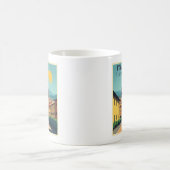 Mug Une affiche de voyage classique nostalgique – Flor (Centre)
