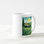 Mug Une affiche de voyage classique nostalgique France (Devant droit)