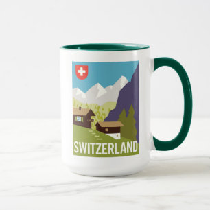 Mug Une affiche de voyage de la Suisse