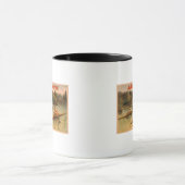 Mug Une affiche théâtrale secrète foncée (Centre)