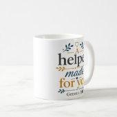 Mug Une Aide Faite Pour Vous Vérité Biblique (Devant droit)