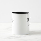 Mug Une amie Fiancée, cadeau Fiançailles pour le coupl (Centre)