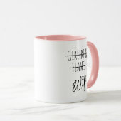 Mug Une amie grise Femme fiancée pour femmes (Devant droit)