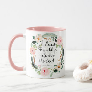 Mug Une amitié douce rafraîchit l'âme