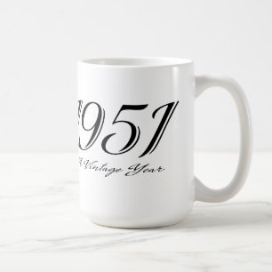 Mug Une année Vintage 1951