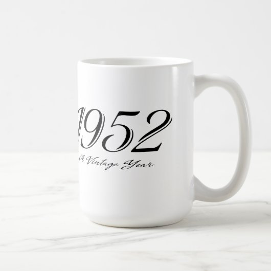 Mug Une année Vintage 1952 (Droite)