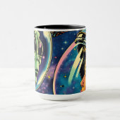 Mug Une astronaute rencontre un Alien extra-terrestre (Centre)