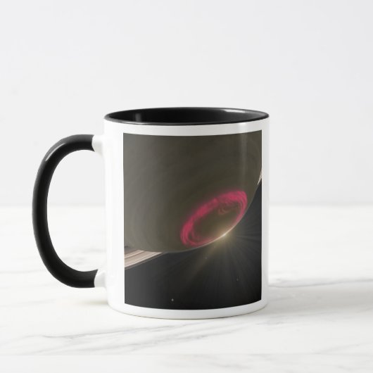 Mug Une aurore rouge cerise (Gauche)