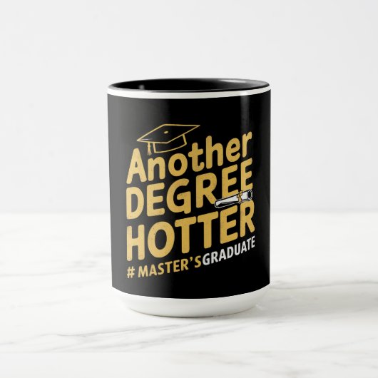 Mug Une autre licence plus chaude de maîtrise de la gr (Centre)