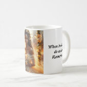 Mug Une aventure amoureuse dans une coupe : la chaleur (Devant droit)