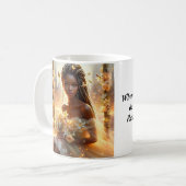Mug Une aventure amoureuse dans une coupe : la chaleur (Devant gauche)