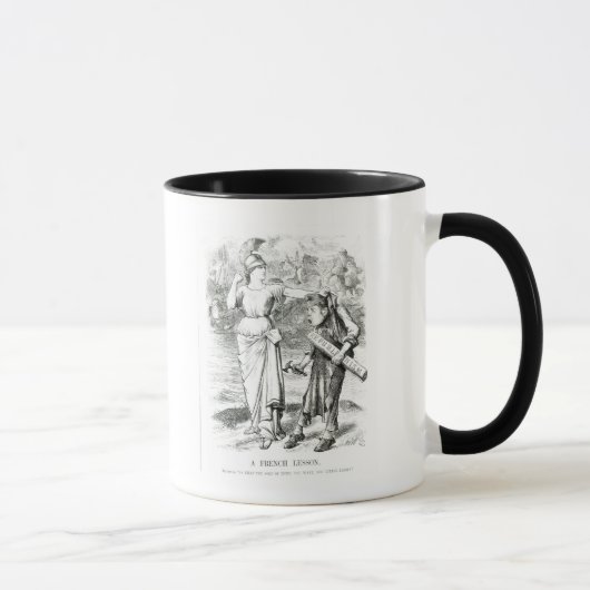 Mug Une bande dessinée française de Lesson', de "Punch (Droite)