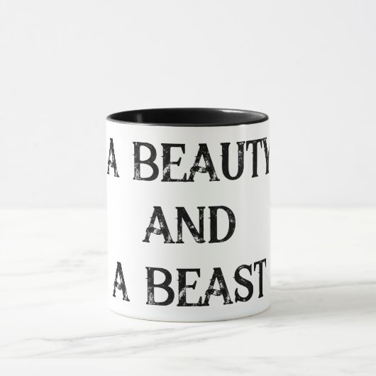 Mug Une beauté et une bête (Centre)