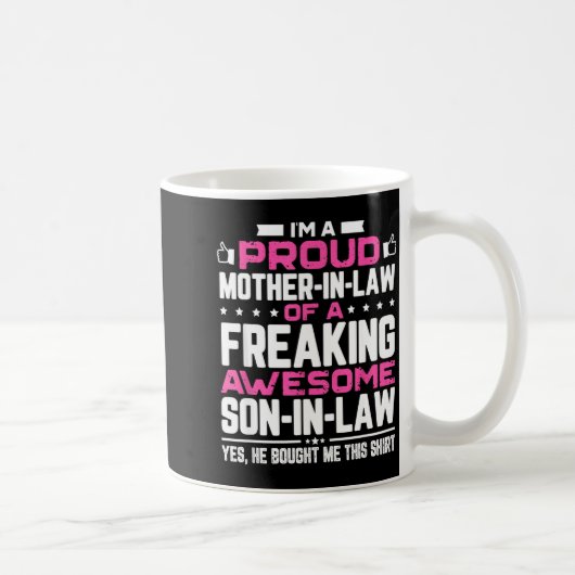 Mug Une belle-mère fière de son fils incroyablement gé (Droite)