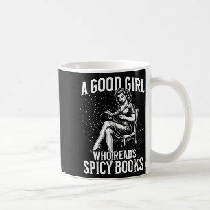 Mug Une bonne fille qui lit un livre épicé salace bibl
