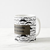 Mug Une Bonne Moustache Fait De L'Homme (Devant droit)