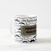 Mug Une Bonne Moustache Fait De L'Homme (Devant gauche)