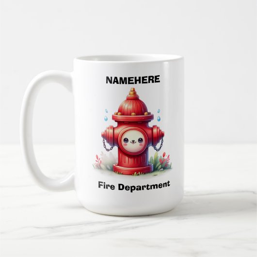 Mug Une borne d'incendie dans le parc (Gauche)