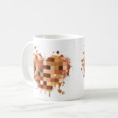 Mug Une boue de coeur mondiale (Devant gauche)