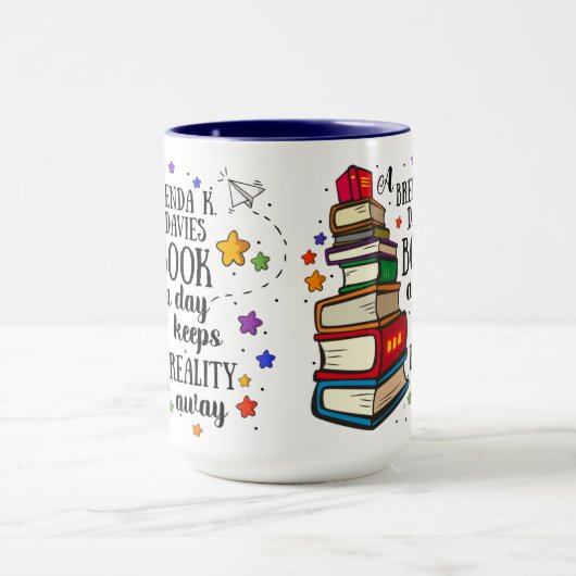 Mug Une Brenda K Davies Réserver Un Jour Conserve La R (Centre)